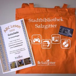 ABC Lesen-Tasche mit Gutschein