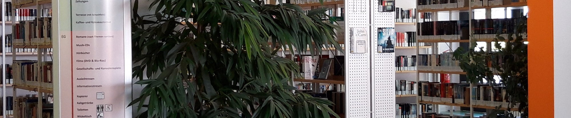 Belletristik der Stadtbibliothek in Bad