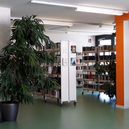 Belletristik der Stadtbibliothek in Bad