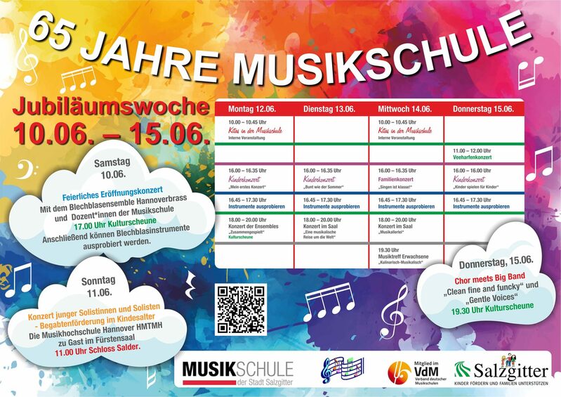 Das Programm der Jubiläumswoche.