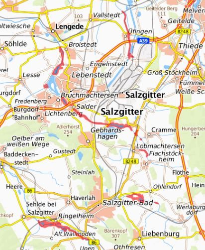 Überschwemmungsgebiete Salzgitter
