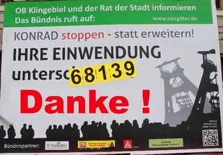 Danke für Unterschriften gegen Konrad.