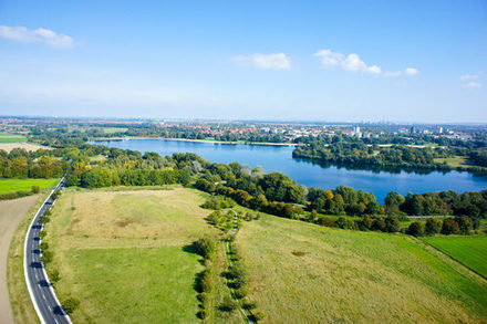 Luftaufnahme von Salzgitter-Lebenstedt.