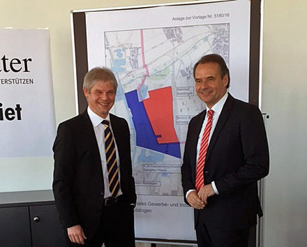 Frank Klingebiel (links) und Ulrich Markurth.