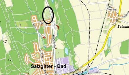 Stadtplanausschnitt.