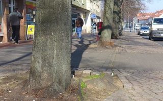 Teilstück der Berliner Straße.