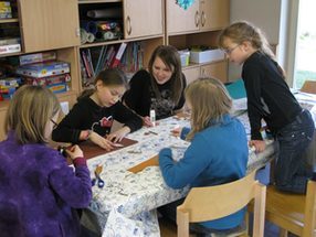 Die Arbeit mit Kindern und Jugendlichen macht Spaß.