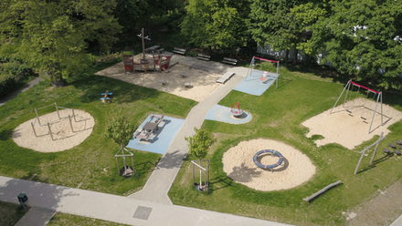 Spiel und Spaß: Der Landrattenspielplatz hat viel zu bieten.