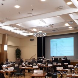Beispiel einer vergangenen Ratssitzung im Hotel am See.