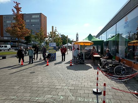 Der Stand des Beirats auf der Mobilitätswoche.