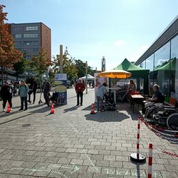 Der Stand des Beirats auf der Mobilitätswoche.