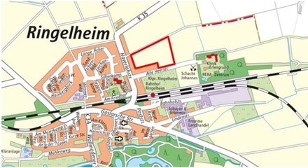 Ausschnitt vom Stadtplan.