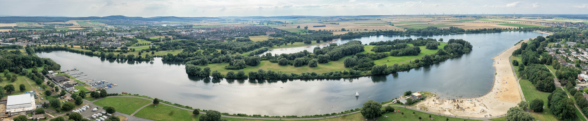 Der Salzgittersee lädt zu vielen Aktivitäten ein.