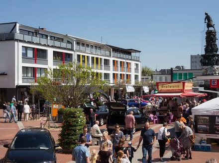 Innenstadt von Salzgitter-Lebenstedt.